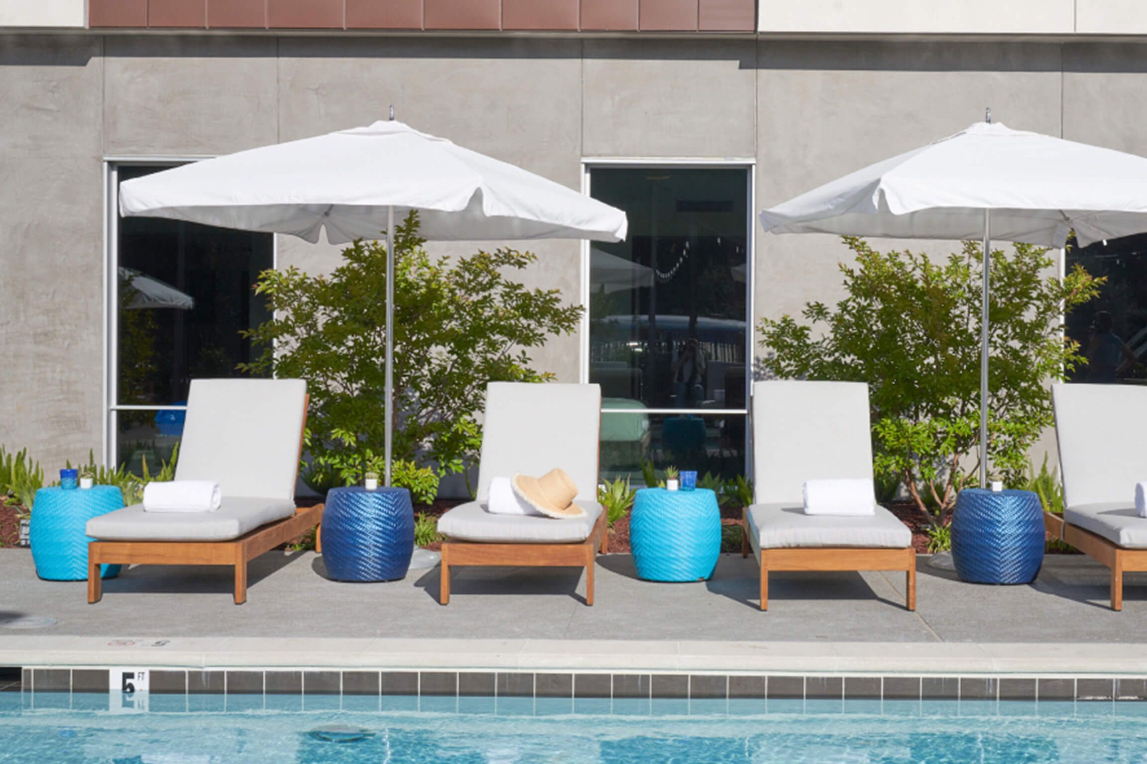 Hotel room with view