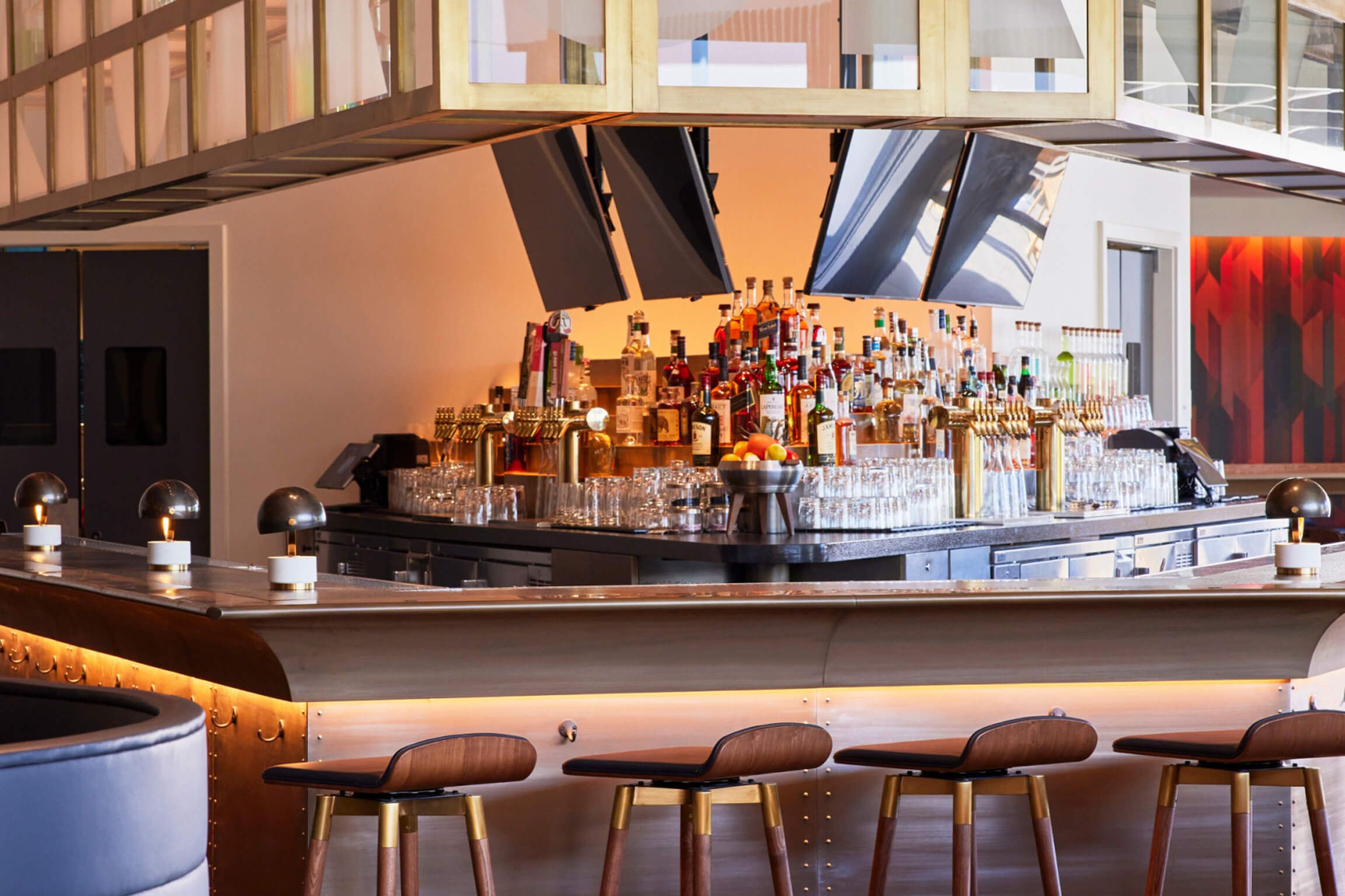 Hotel room with view