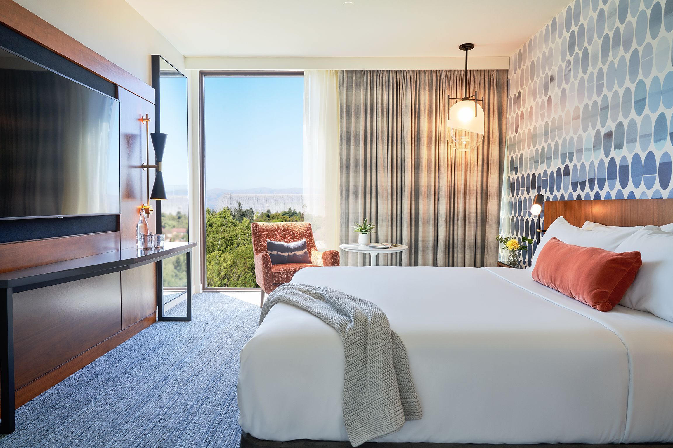 Hotel room with view